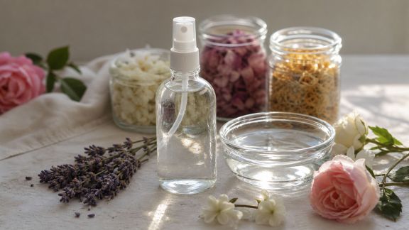 Comment préparer un spray hydratant corpo-visage à base d’eau florale