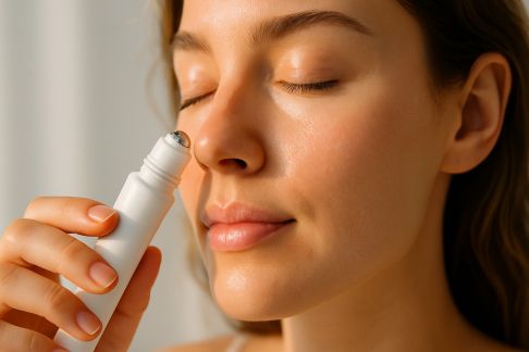 Bilan après 21 jours avec un roll-on visage anti-fatigue