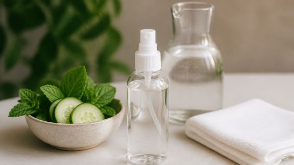 Fabriquer un spray hydratant maison pour rafraîchir la peau pendant la journée