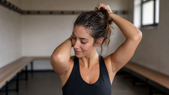 Cheveux et sport : éviter l’effet "cheveux poisseux" après l’exercice