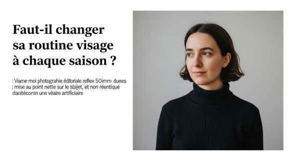 Faut-il changer sa routine visage à chaque saison ?