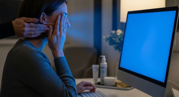 Conseils pour protéger sa peau du visage face aux écrans et à la lumière bleue