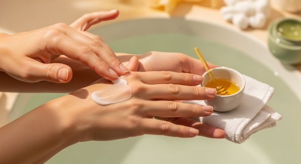 Hydrater ses mains en profondeur : recette de soin maison express
