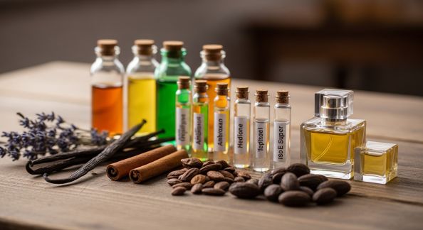 Le rôle des matières premières naturelles et synthétiques en parfumerie